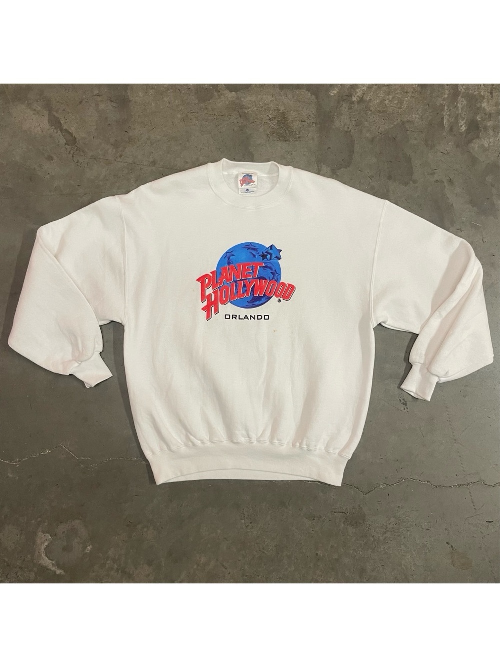 Vintage 1990s Planet Hollywood Orlando Crewneck Sweatshirt